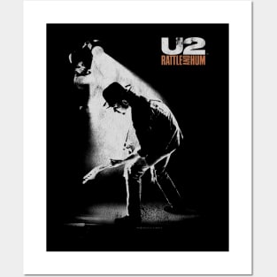 U2 Rattle and Hum vintage aged tour shirt Posters and Art